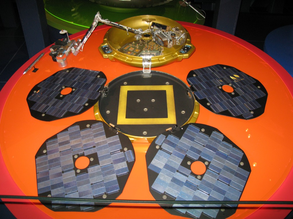 "Beagle 2 replica" by user:geni - Photo by user:geni. Licensed under GFDL via Wikimedia Commons - http://commons.wikimedia.org/wiki/File:Beagle_2_replica.jpg#mediaviewer/File:Beagle_2_replica.jpg